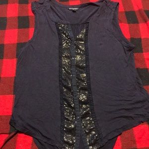 Navy blouse